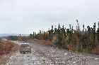 dreadful road surface trans labrador highway 500 churchill falls happy valley goose bay canada october octobre 2010