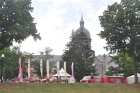circus street market platon trois rivieres province de quebec canada august 2013