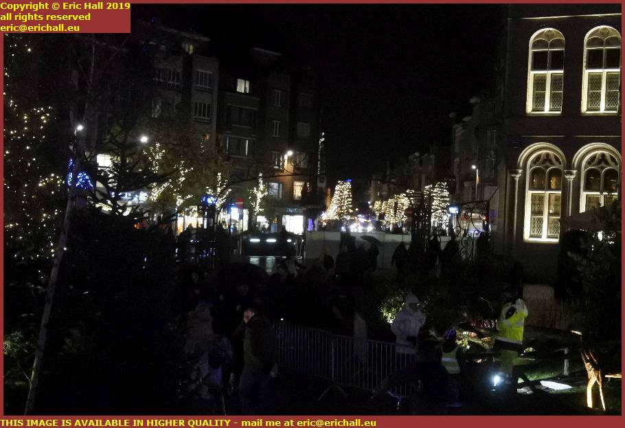 christmas lights grote markt leuven louvain belgium december 2019