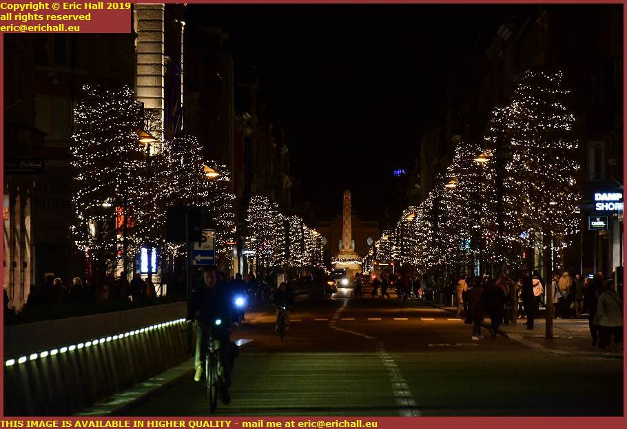christmas lights bondgenotenlaan leuven louvain belgium december 2019