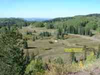 railway track for preserved steam locomotive Cumbres Pass Chama New Mexico USA
