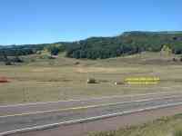 turning loop for preserved steam locomotive Cumbres Pass Chama New Mexico USA