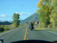 Motorcyclist no helmet Crested Butte Colorado