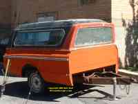 Home made trailer from pickup bed Glenwood Springs Colorado