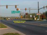 highway interstate intersection Fredericksburg Virginia