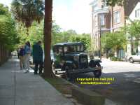 old American Ford car at Charleston