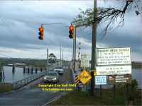 Bridge over the Atlantic Intracoastal waterway the bridge opens