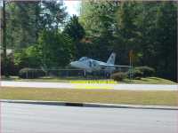 New Bern North Carolina old jet fighter