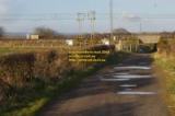 dirt track gate quintinshill bridge view from lane springfield rail disaster today 1915 mars march 2008 copyright free photo royalty free photo