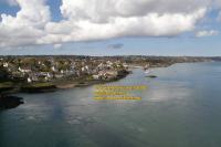 menai bridge Pont Grog y Borth  porthaethwy strait bangor anglesey ynys mon north wales april 2008 avril copyright free photo royalty free photo