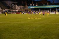 corner Rhyl box bangor city football ground farrar road wales 15 april 2008 copyright free photo royalty free photo
