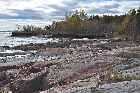 north shore st lawrence river quebec canada october octobre 2010