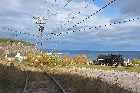 standard gauge railway line port docks baie comeau quebec canada october octobre 2010