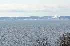 aluminium smelter baie comeau highway 138 st lawrence river north shore quebec canada november novembre 2010
