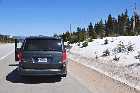 snow highway 138 cap tourmente st lawrence river north shore canada avril april 2012