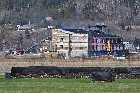 fire damaged building baie st paul charlevoix quebec canada avril april 2012