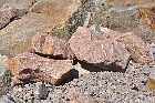 docks harbour marble iron ore deposits les escoumins st lawrence north shore quebec canada mai may 2012