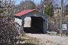 covered bridge emile lapointe pointe lebel st lawrence river north shore quebec canada mai may 2012