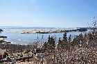 sandbar riviere pentecote gulf st lawrence river north shore quebec canada mai may 2012