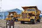 highway 138 euclid lorry Terex R45 B10LD havre st pierre gulf st lawrence north shore quebec canada mai may 2012
