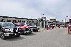 highway 138 4x4 pickup trucks havre st pierre gulf st lawrence north shore quebec canada mai may 2012