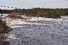 waterfall river aguanish highway 138 route jacques cartier gulf st lawrence north shore quebec canada mai may 2012