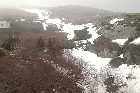 lower north shore gulf of st lawrence bridge snow harrington harbour quebec canada  mai may 2012