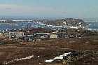 lower north shore gulf of st lawrence grenfell mission cairn cartier harrington harbour quebec canada  mai may 2012