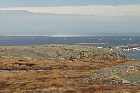 lower north shore gulf of st lawrence rolling fog bank harrington harbour quebec canada  mai may 2012