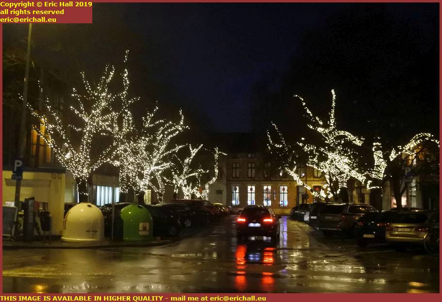 christmas lights vismarkt leuven louvain belgium december 2019