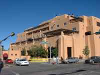 modern office building in the traditional style Santa Fe New Mexico