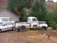 collection of old vehicles and esoteric sculptures near Loveland Colorado