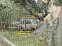 Ockracoke Island Outer Banks North Carolina USA buried cars