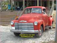 Ockracoke Island Outer Banks North Carolina USA old Chevrolet truck