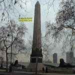 Cleopatra's Needle Embankment London England January 2007 copyright free photo royalty free photo