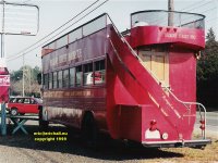 old schoolbus converted to double deck diner near Tuckerton New Jersey coast copyright free photo royalty free photo